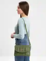 Зеленый сумка женская классическая, стеганая, повседневная, на плечо, 6 цветов