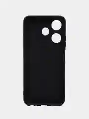 Черный силиконовый чехол для Tecno Spark 10 / Spark 10C ( Спарк 10 / Спарк 10С ) , прозрачный