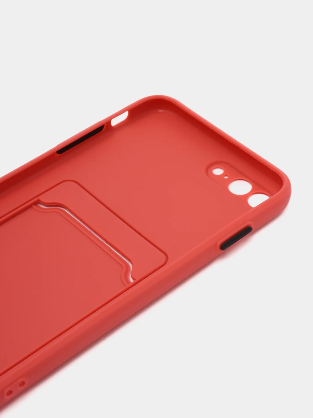 Зеленый чехол для iPhone 7, 8 Plus (Айфон 7, 8 Плюс) с карманом для карт