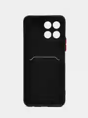 Черный силиконовый чехол для Honor X6 4G, X8 5G 2022, 70 Lite (Хонор Икс6 4Ж, Икс8 5Ж, 70 Лайт)