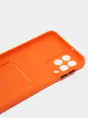 Оранжевый силиконовый чехол для Samsung Galaxy M53 5G (Самсунг Галакси М53 5Ж) матовый