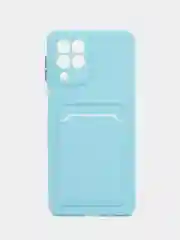 Голубой силиконовый чехол для Samsung Galaxy M53 5G (Самсунг Галакси М53 5Ж) матовый