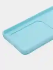 Голубой силиконовый чехол для Samsung Galaxy M53 5G (Самсунг Галакси М53 5Ж) матовый