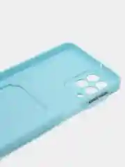Голубой силиконовый чехол для Samsung Galaxy M53 5G (Самсунг Галакси М53 5Ж) матовый