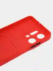 Красный силиконовый чехол для Honor X7A (Хонор Икс7А)