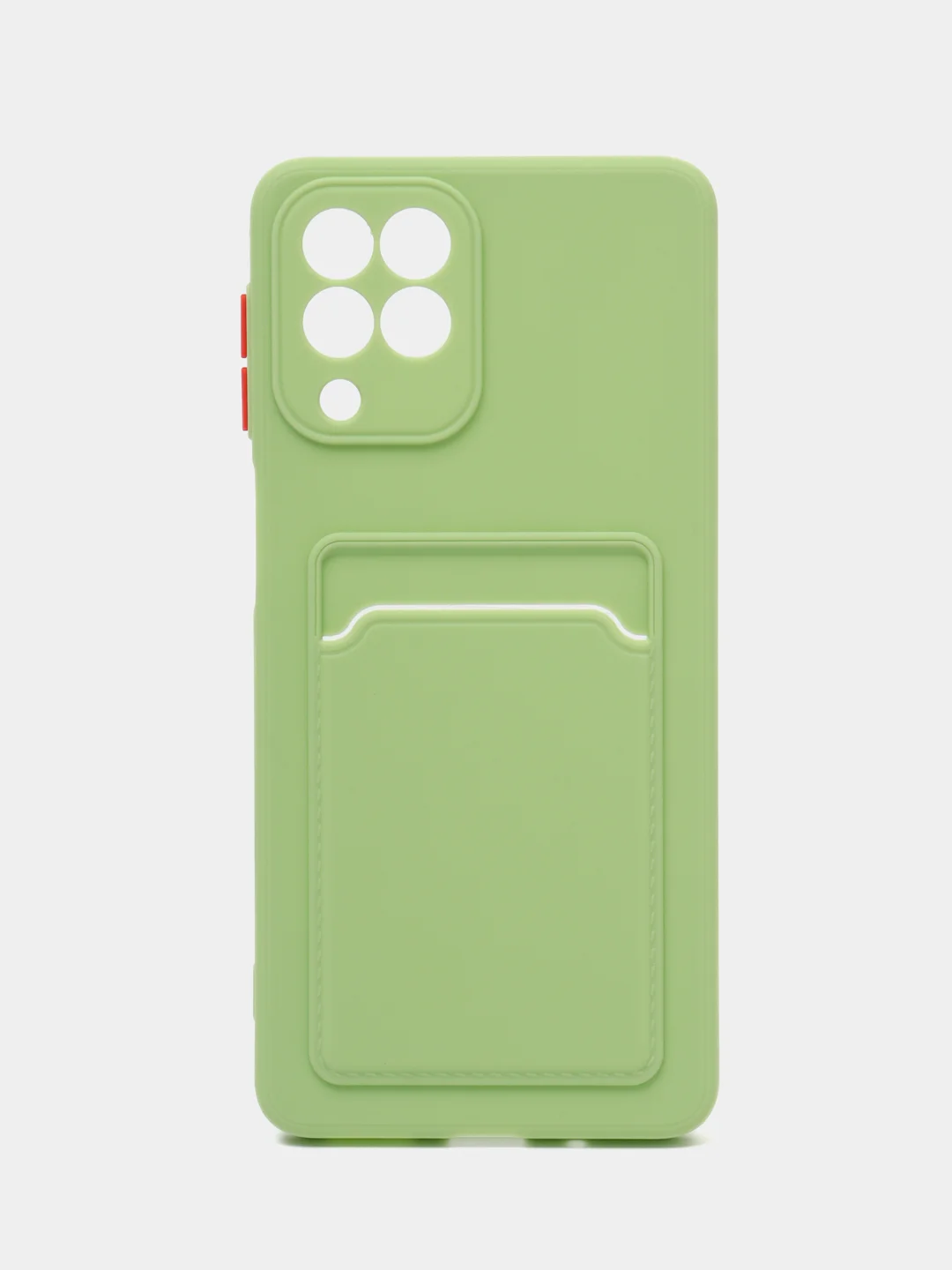 Зеленый силиконовый чехол для Samsung Galaxy M53 5G (Самсунг Галакси М53 5Ж) матовый
