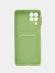 Зеленый силиконовый чехол для Samsung Galaxy M53 5G (Самсунг Галакси М53 5Ж) матовый