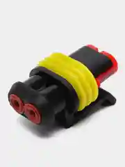 Разъем герметичный 2-х контактный серии 1,5 Superseal, комплект гнездовой (мама)