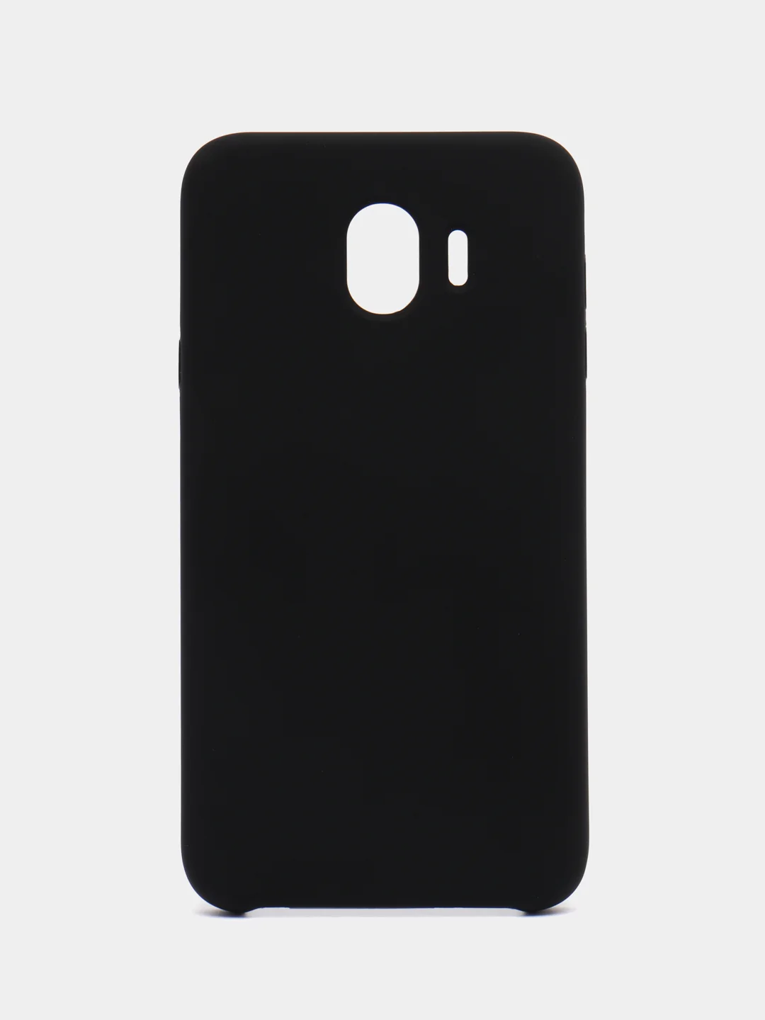 Черный защитный силиконовый чехол Silikone Cover для Samsung J4 2018