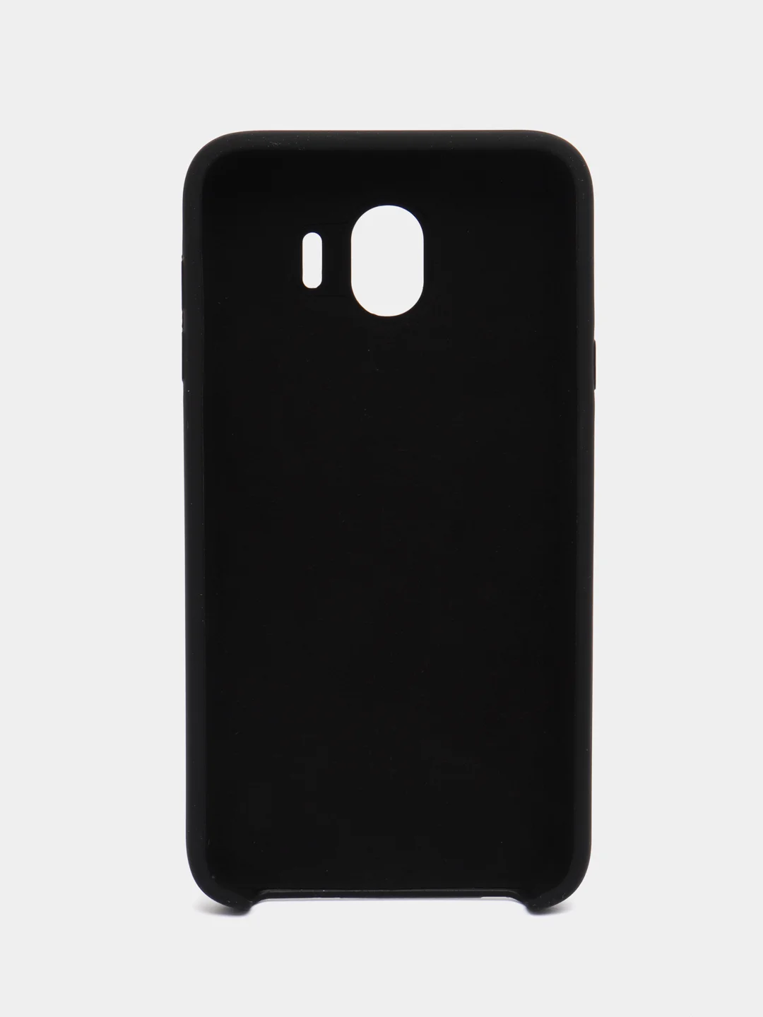 Черный защитный силиконовый чехол Silikone Cover для Samsung J4 2018