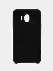 Черный защитный силиконовый чехол Silikone Cover для Samsung J4 2018