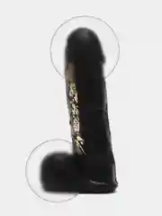 Черный мыло ручной работы "Член/Пенис/Дилдо 18+"