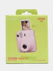 Розовый фотоаппарат моментальной печати Fujifilm "Instax Mini 12"