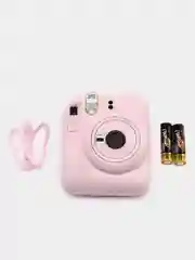 Розовый фотоаппарат моментальной печати Fujifilm "Instax Mini 12"