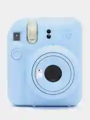 Голубой фотоаппарат моментальной печати Fujifilm "Instax Mini 12"