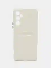 Белый силиконовый чехол для Tecno POVA Neo 2 (Техно Пова Нео 2), прозрачный с карманом для карт