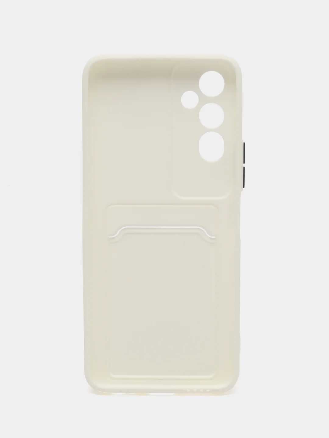 Белый силиконовый чехол для Tecno POVA Neo 2 (Техно Пова Нео 2), прозрачный с карманом для карт
