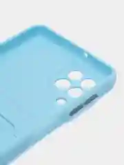 Голубой силиконовый чехол для Samsung Galaxy A22 4G, M32 4G, M22 4g, F22(самсунг а22, м32,м22,Ф22)