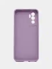 Лавандовый силиконовый чехол для Vivo V23e (Виво В23Е), прозрачный