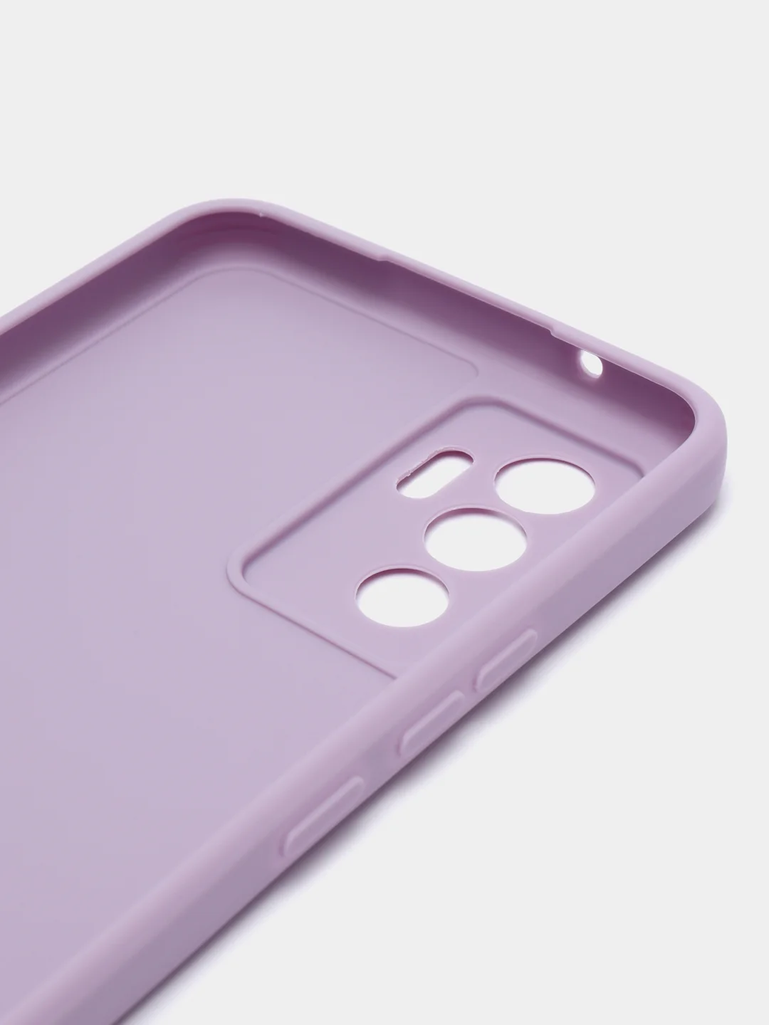 Лавандовый силиконовый чехол для Vivo V23e (Виво В23Е), прозрачный