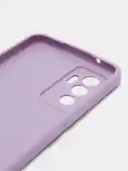Лавандовый силиконовый чехол для Vivo V23e (Виво В23Е), прозрачный