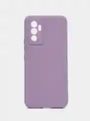 Лавандовый силиконовый чехол для Vivo V23e (Виво В23Е), прозрачный