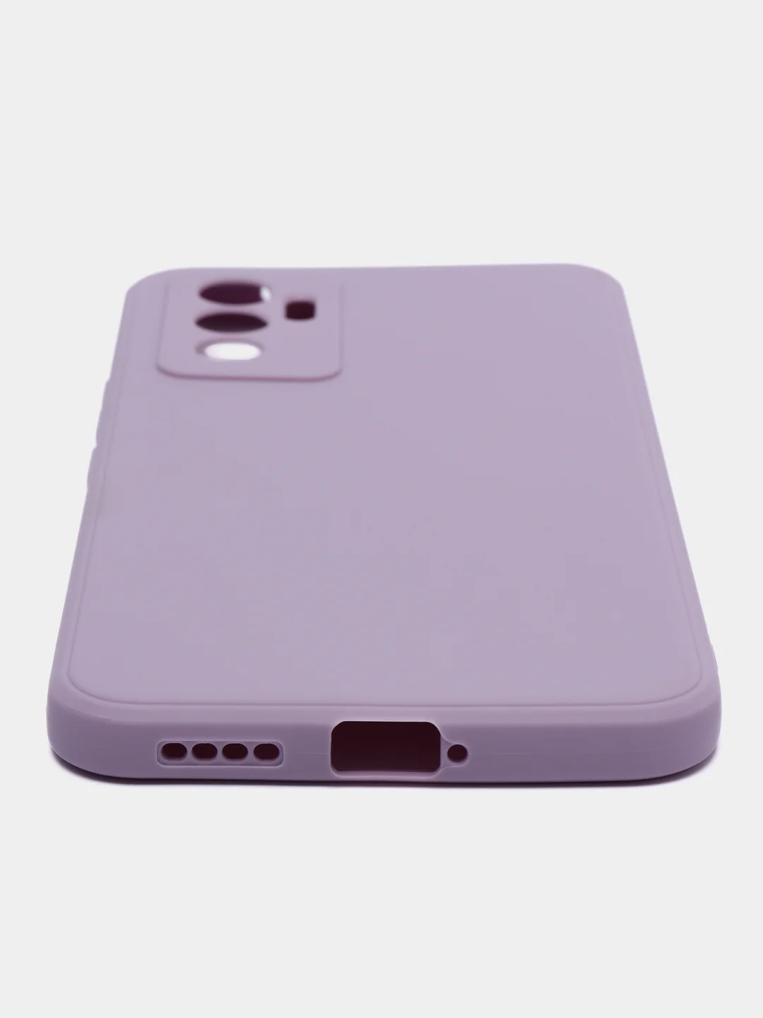Лавандовый силиконовый чехол для Vivo V23e (Виво В23Е), прозрачный