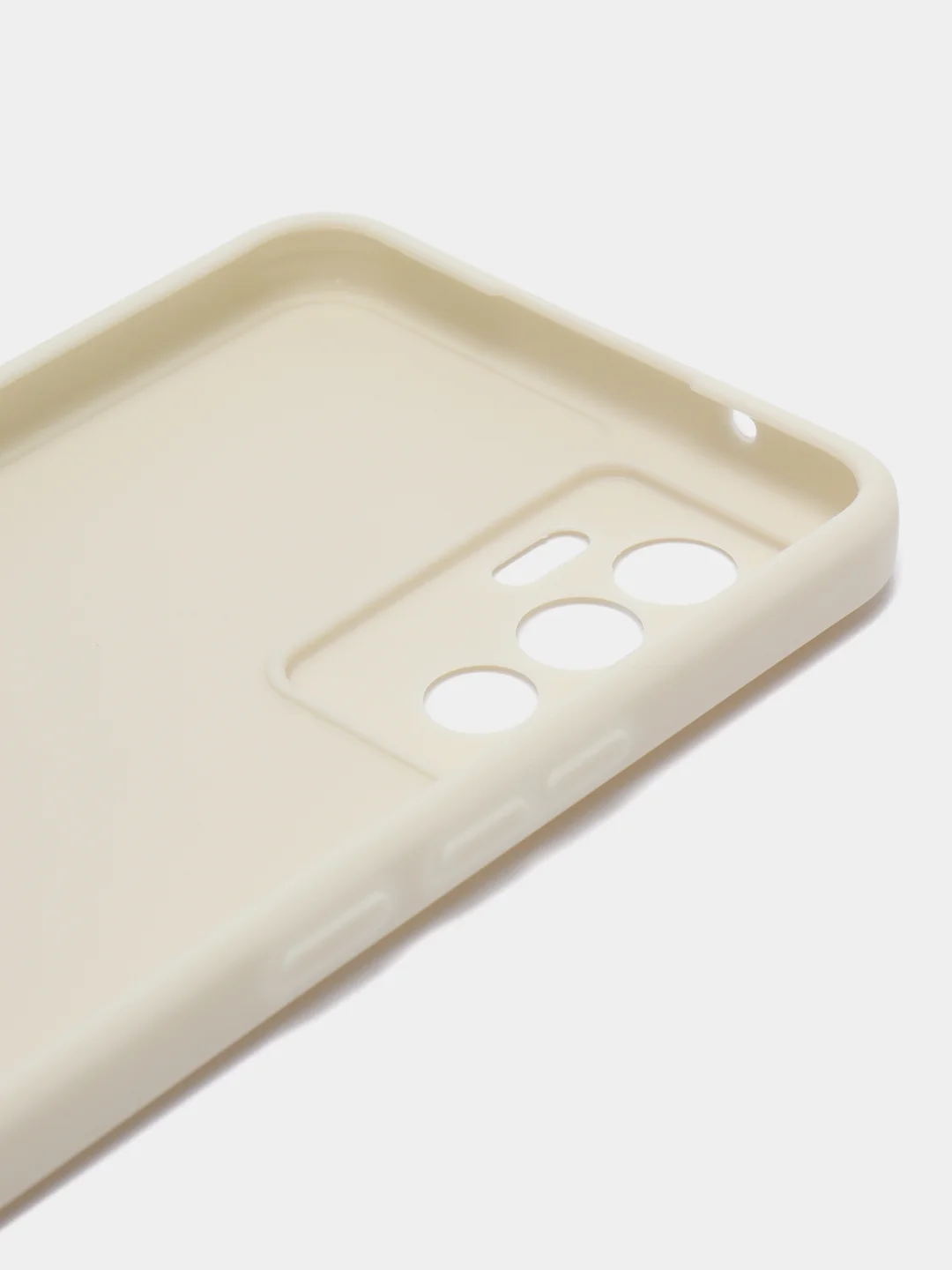 Молочный силиконовый чехол для Vivo V23e (Виво В23Е), прозрачный