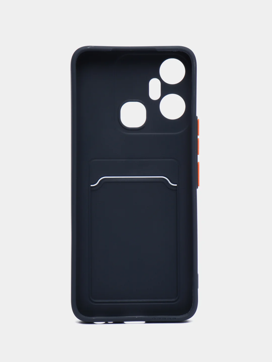 Темно-синий чехол для Infinix Smart 6 Plus (Смарт 6 Плюс), силиконовый