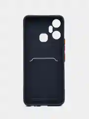 Темно-синий чехол для Infinix Smart 6 Plus (Смарт 6 Плюс), силиконовый