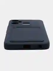 Темно-синий чехол для Infinix Smart 6 Plus (Смарт 6 Плюс), силиконовый