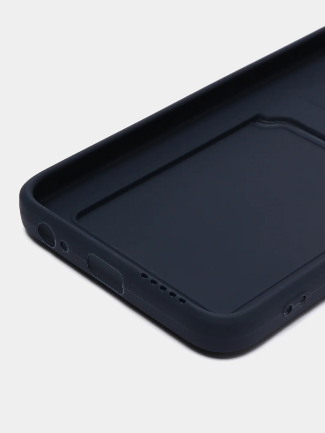 Темно-синий чехол для Infinix Smart 6 Plus (Смарт 6 Плюс), силиконовый