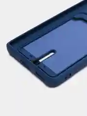 Синий силиконовый чехол для Huawei Honor 50 (Хуавэй Хонор 50), защита камеры