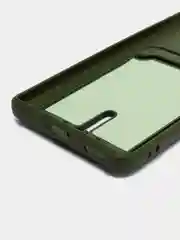 Зелёный хаки силиконовый чехол для Huawei Honor 50 (Хуавэй Хонор 50), защита камеры