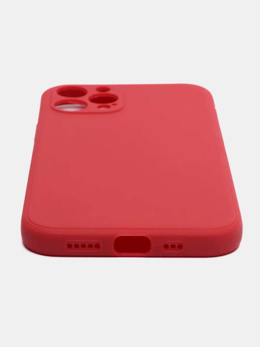 Коралловый чехол для Apple iPhone 12 Pro (Айфон 12 Про) прозрачный, c защитой камеры
