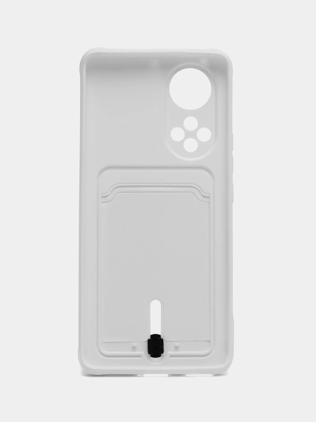 Белый силиконовый чехол для Huawei Honor 50 (Хуавэй Хонор 50), защита камеры
