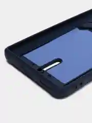 Темно-синий силиконовый чехол для Huawei Honor 50 (Хуавэй Хонор 50), защита камеры