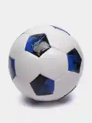 Синий футбольный мяч
