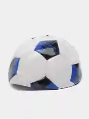 Синий футбольный мяч