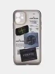 Разноцветный чехол на iPhone 11/12/13/14 Pro Max/7/8 Plus/XR/XS/X, айфон про макс, прозрачный