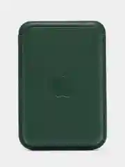 Зеленый картхолдер MagSafe для iPhone, Айфон