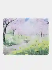 Лесной зеленый коврик для мыши, тканевый