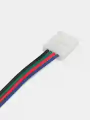 Коннектор выводной / двусторонний RGB (10mm, провод 15cm)