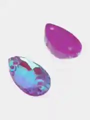 Фиолетовый неоновые стразы Капля Pellosa