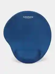 Коврик для мыши с подушкой под запястье Sonnen, полиуретан и лайкра, 250 х 220 х 20 мм