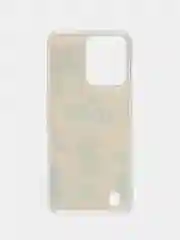 Желтый чехол силиконовый на Realme C31 / Реалми С31, с рисунком
