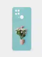 Ледяной чехол для Xiaomi Redmi 10C / Poco C40, Сяоми Редми 10С / Поко С40, силиконовый, с рисунком