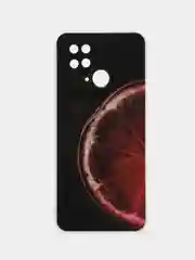 Вишнёвый чехол для Xiaomi Redmi 10C / Poco C40, Сяоми Редми 10С / Поко С40, силиконовый, с рисунком