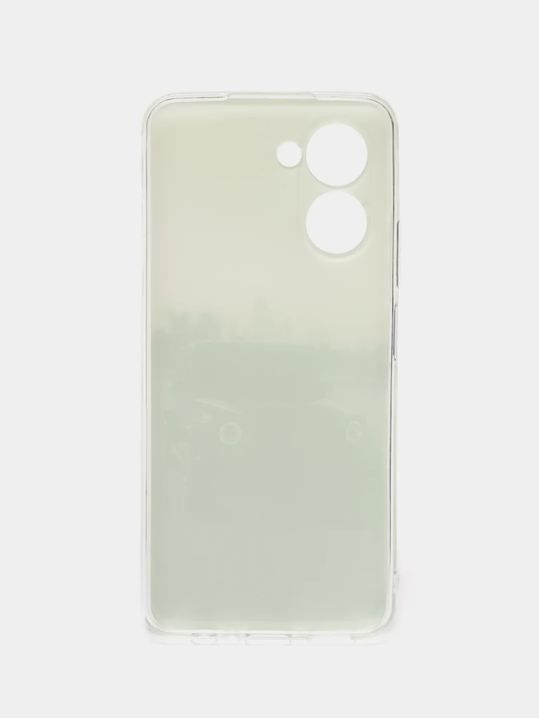 Розовый чехол для Realme C33 (Реалми С33), силиконовый, с рисунком