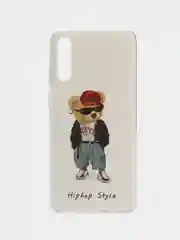 Молочный чехол силиконовый Samsung Galaxy A50 / A50s / A30s (Галакси), с рисунком